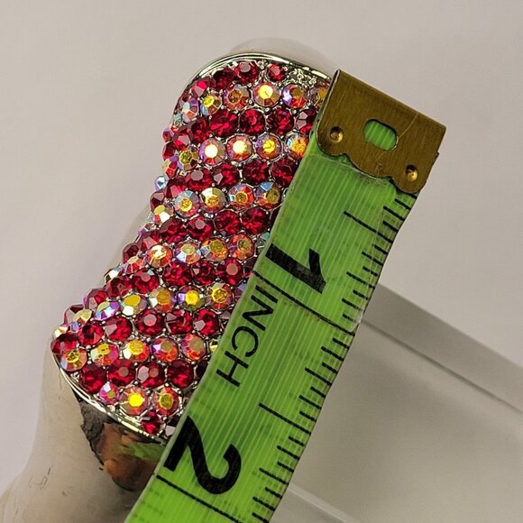 Red and Gold Cuff Bracelet - Picture 11 of 13